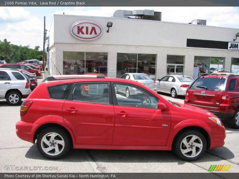 Lava Red / Graphite Black 2006 Pontiac Vibe