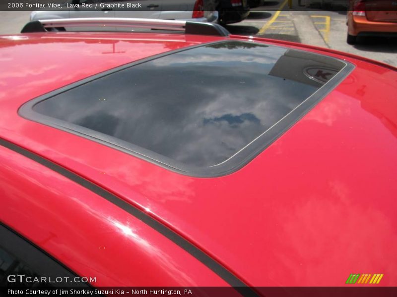 Lava Red / Graphite Black 2006 Pontiac Vibe