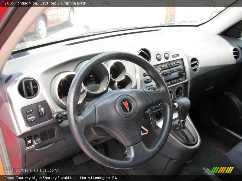 Lava Red / Graphite Black 2006 Pontiac Vibe