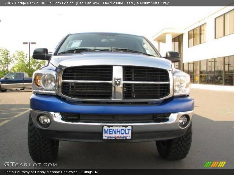 Electric Blue Pearl / Medium Slate Gray 2007 Dodge Ram 2500 Big Horn Edition Quad Cab 4x4