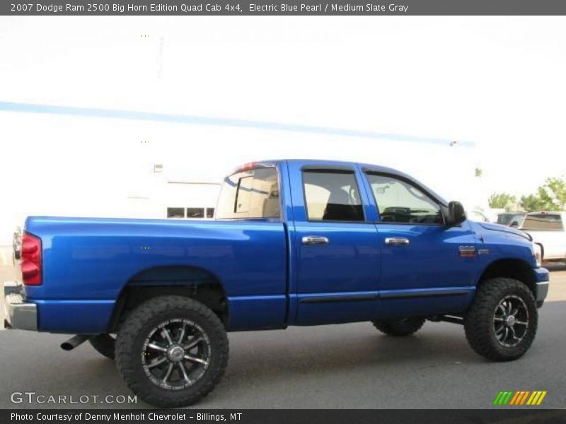 Electric Blue Pearl / Medium Slate Gray 2007 Dodge Ram 2500 Big Horn Edition Quad Cab 4x4