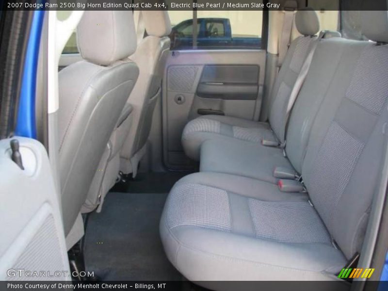 Electric Blue Pearl / Medium Slate Gray 2007 Dodge Ram 2500 Big Horn Edition Quad Cab 4x4