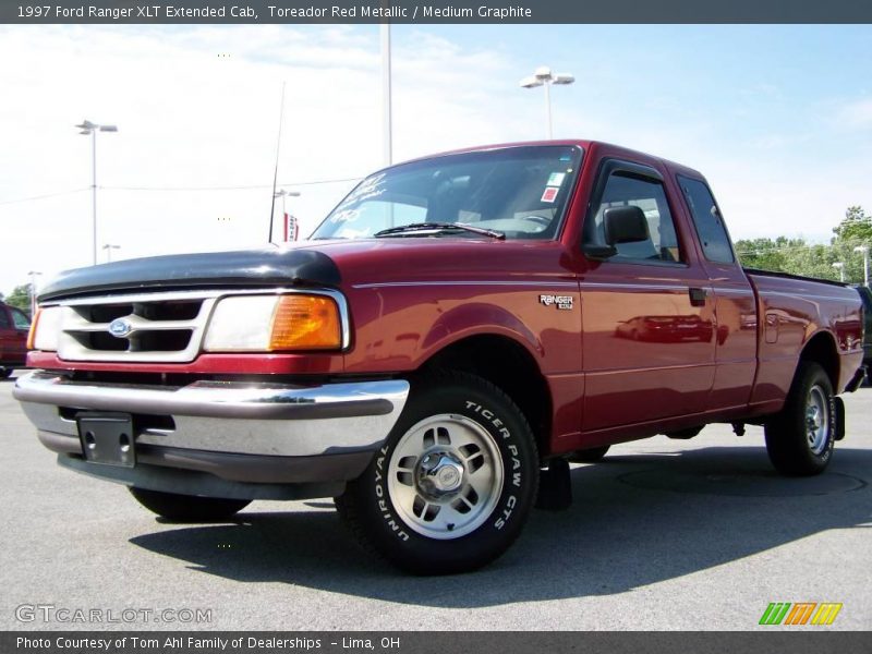 Toreador Red Metallic / Medium Graphite 1997 Ford Ranger XLT Extended Cab