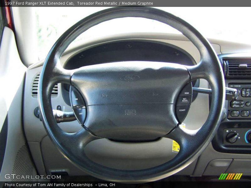 Toreador Red Metallic / Medium Graphite 1997 Ford Ranger XLT Extended Cab