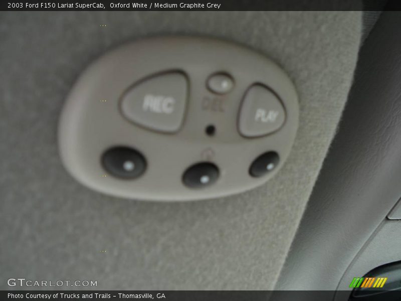 Oxford White / Medium Graphite Grey 2003 Ford F150 Lariat SuperCab