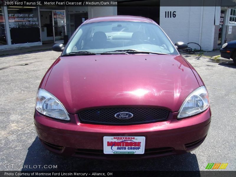 Merlot Pearl Clearcoat / Medium/Dark Flint 2005 Ford Taurus SE