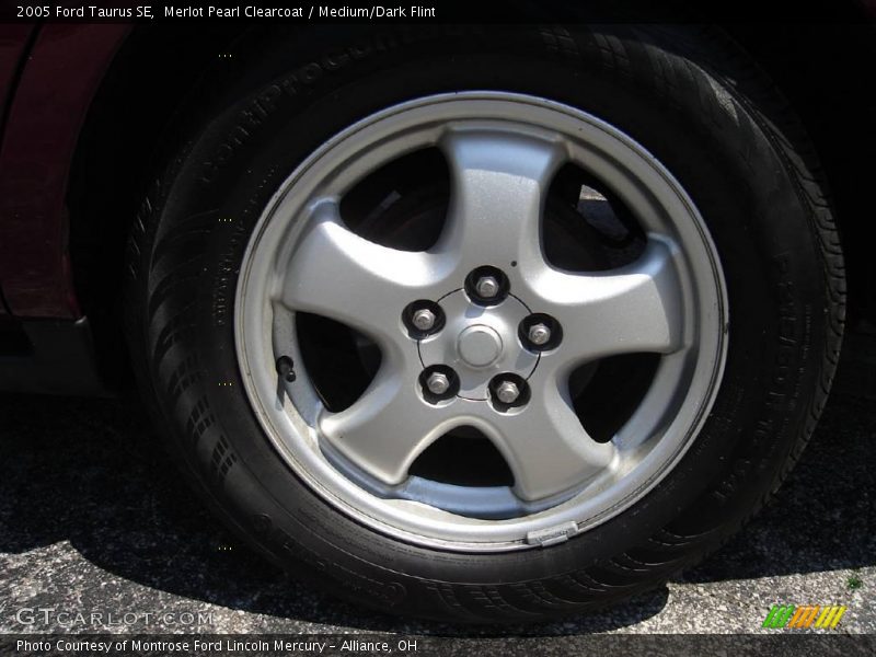 Merlot Pearl Clearcoat / Medium/Dark Flint 2005 Ford Taurus SE