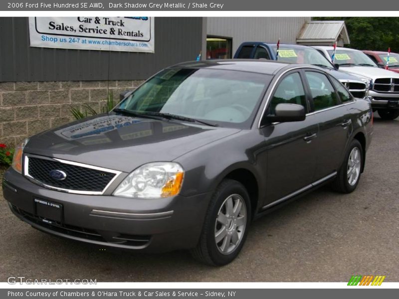 Dark Shadow Grey Metallic / Shale Grey 2006 Ford Five Hundred SE AWD