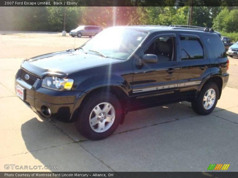Black / Ebony 2007 Ford Escape Limited