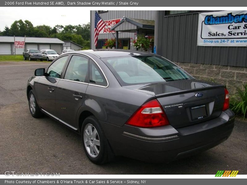Dark Shadow Grey Metallic / Shale Grey 2006 Ford Five Hundred SE AWD