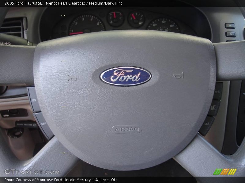 Merlot Pearl Clearcoat / Medium/Dark Flint 2005 Ford Taurus SE