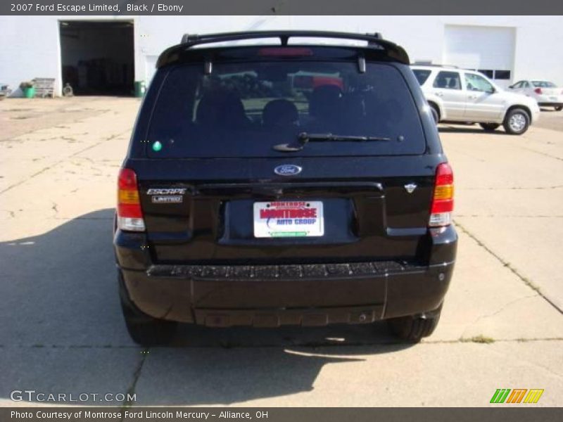 Black / Ebony 2007 Ford Escape Limited