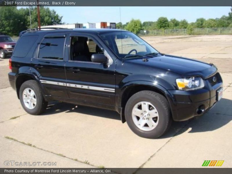 Black / Ebony 2007 Ford Escape Limited