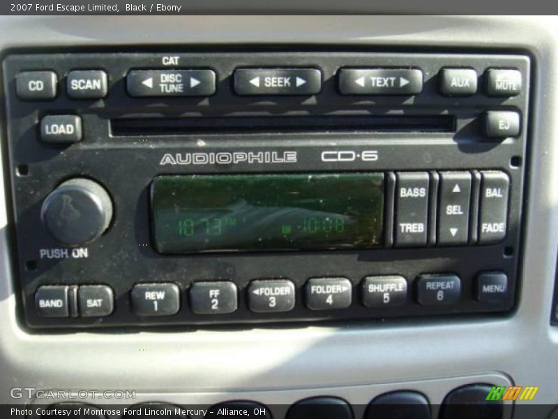 Black / Ebony 2007 Ford Escape Limited