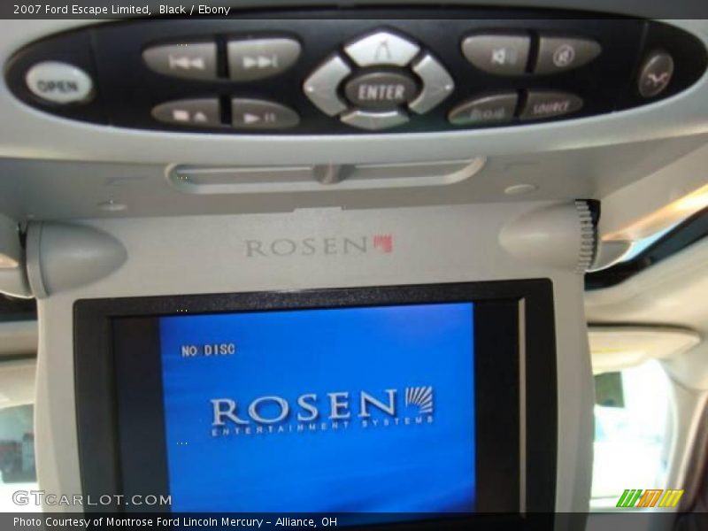 Black / Ebony 2007 Ford Escape Limited