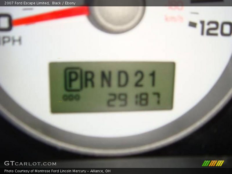 Black / Ebony 2007 Ford Escape Limited