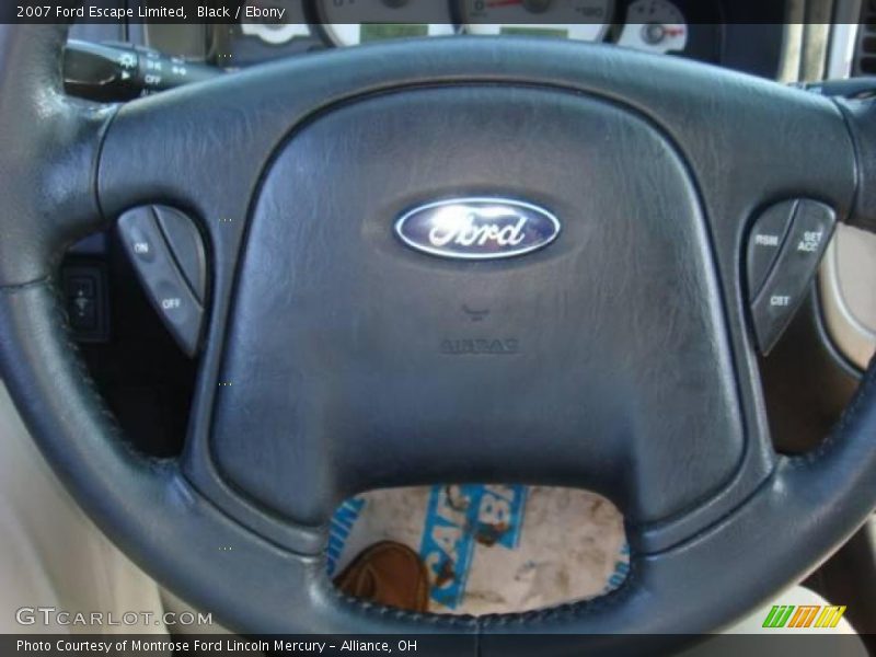 Black / Ebony 2007 Ford Escape Limited