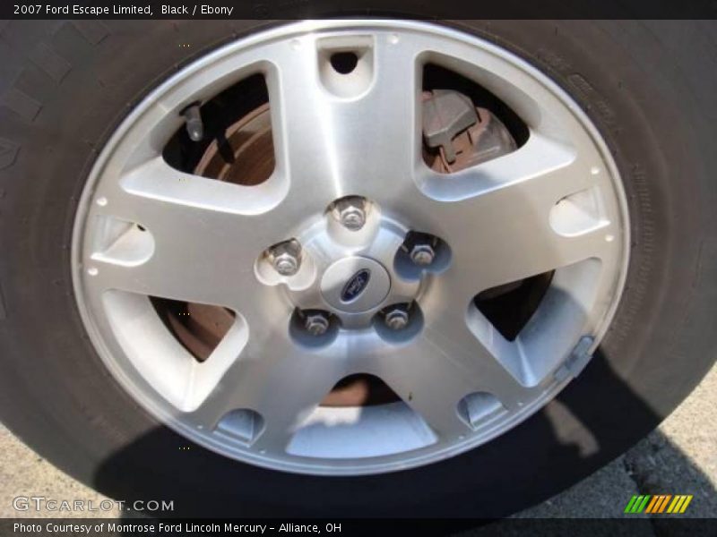 Black / Ebony 2007 Ford Escape Limited