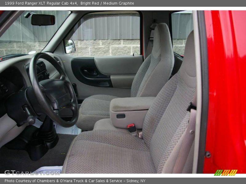 Bright Red / Medium Graphite 1999 Ford Ranger XLT Regular Cab 4x4