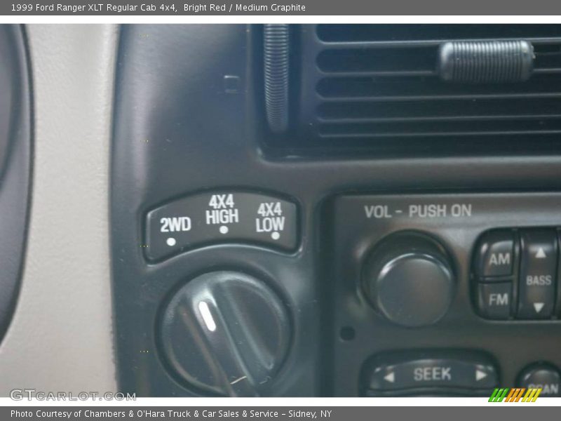 Bright Red / Medium Graphite 1999 Ford Ranger XLT Regular Cab 4x4