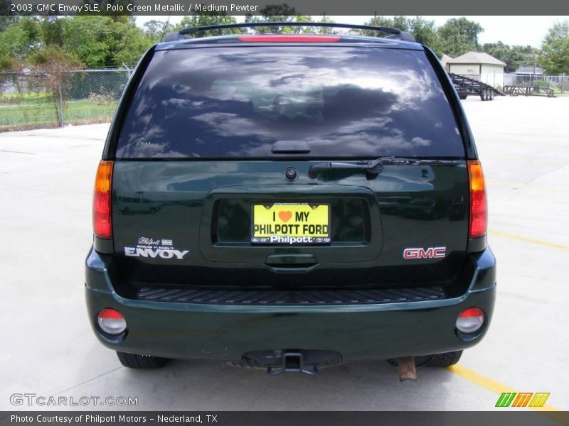 Polo Green Metallic / Medium Pewter 2003 GMC Envoy SLE