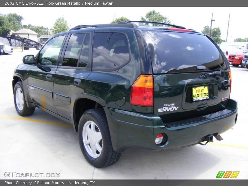 Polo Green Metallic / Medium Pewter 2003 GMC Envoy SLE