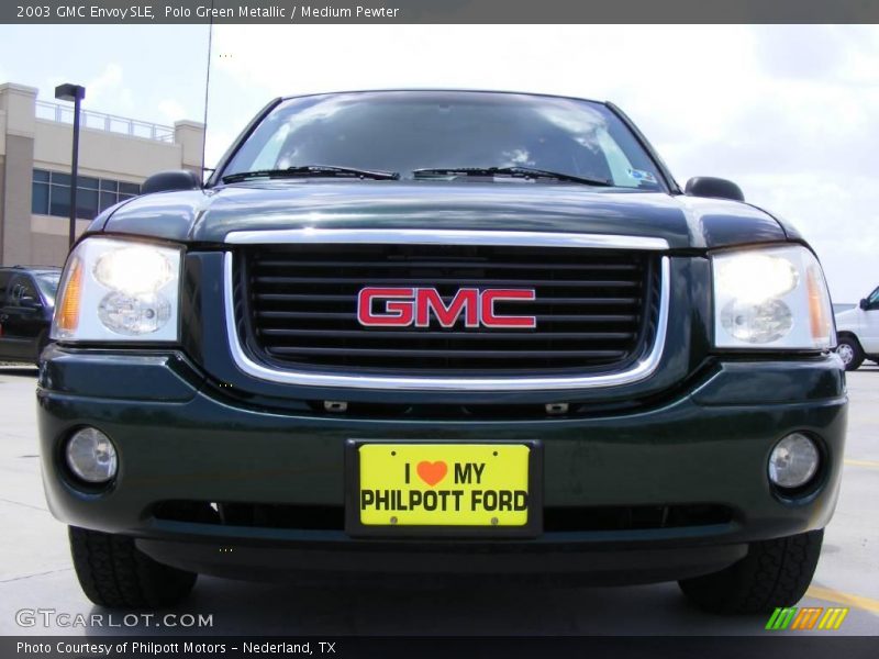 Polo Green Metallic / Medium Pewter 2003 GMC Envoy SLE