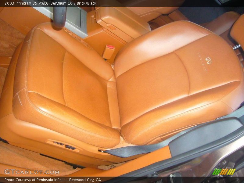 Beryllium 16 / Brick/Black 2003 Infiniti FX 35 AWD