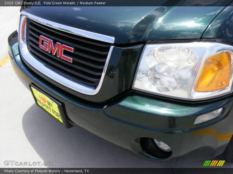 Polo Green Metallic / Medium Pewter 2003 GMC Envoy SLE