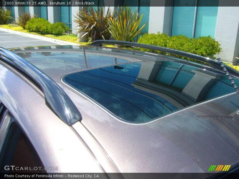 Beryllium 16 / Brick/Black 2003 Infiniti FX 35 AWD