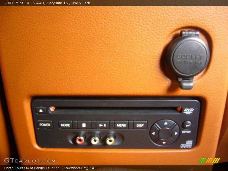 Beryllium 16 / Brick/Black 2003 Infiniti FX 35 AWD