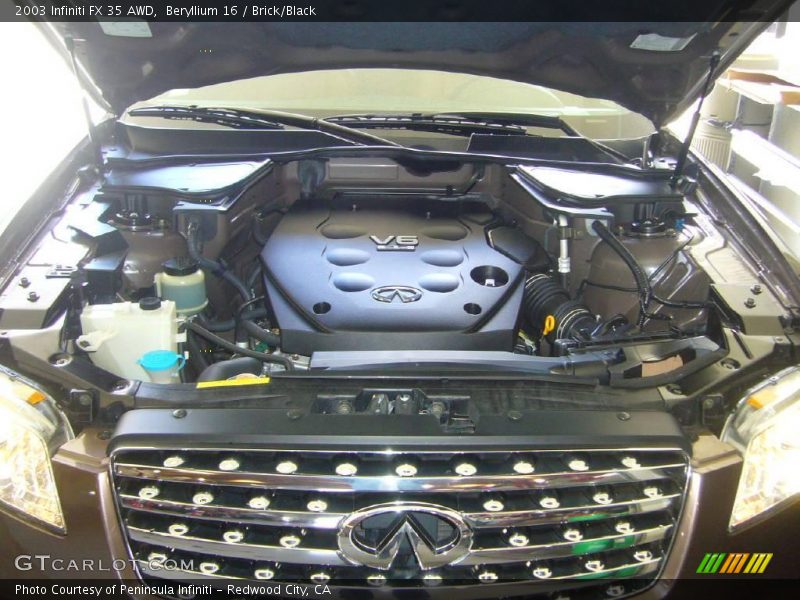 Beryllium 16 / Brick/Black 2003 Infiniti FX 35 AWD
