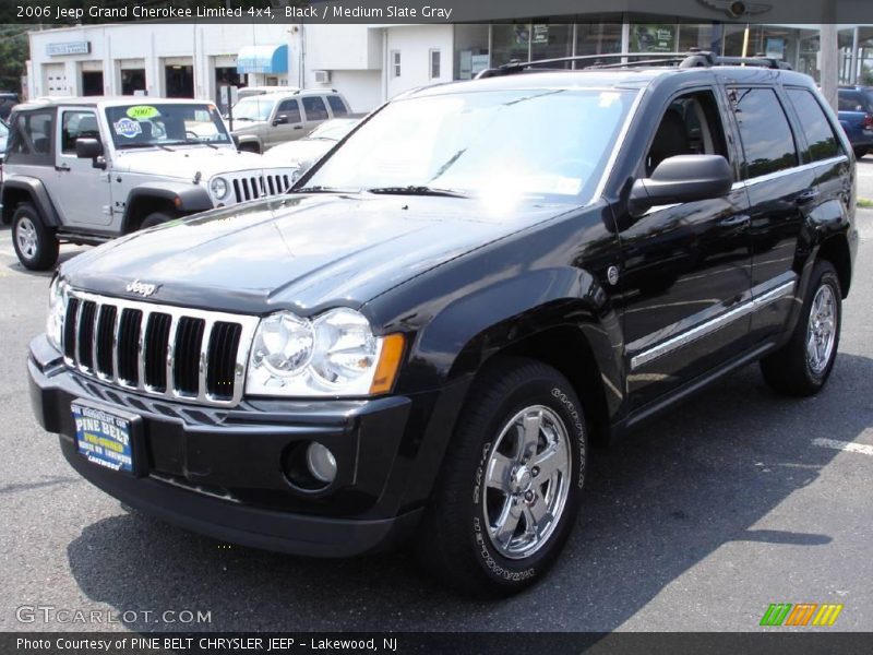 Black / Medium Slate Gray 2006 Jeep Grand Cherokee Limited 4x4