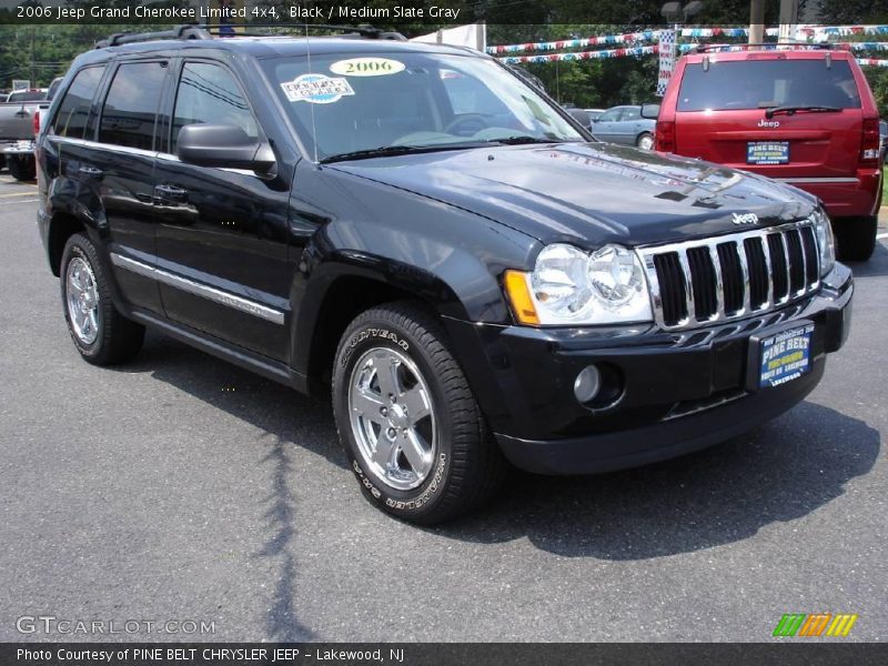Black / Medium Slate Gray 2006 Jeep Grand Cherokee Limited 4x4