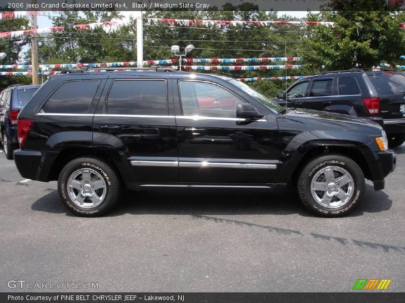 Black / Medium Slate Gray 2006 Jeep Grand Cherokee Limited 4x4