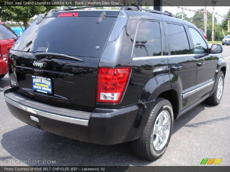 Black / Medium Slate Gray 2006 Jeep Grand Cherokee Limited 4x4