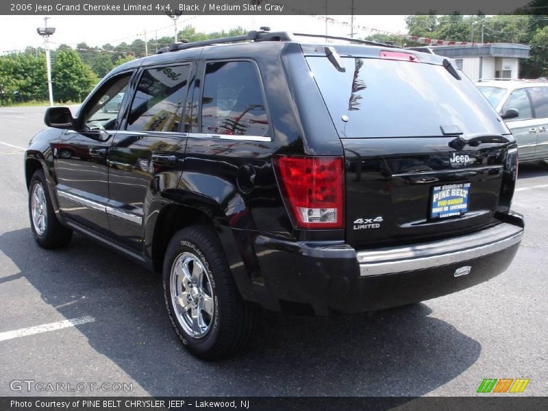 Black / Medium Slate Gray 2006 Jeep Grand Cherokee Limited 4x4