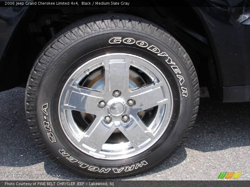 Black / Medium Slate Gray 2006 Jeep Grand Cherokee Limited 4x4