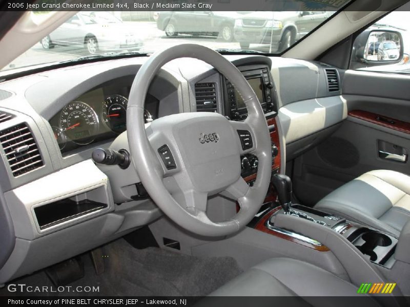 Black / Medium Slate Gray 2006 Jeep Grand Cherokee Limited 4x4