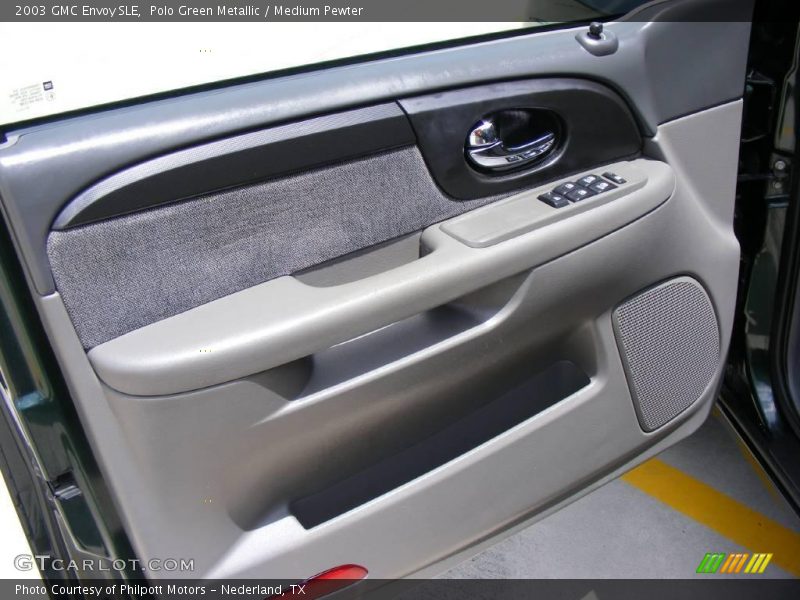 Polo Green Metallic / Medium Pewter 2003 GMC Envoy SLE