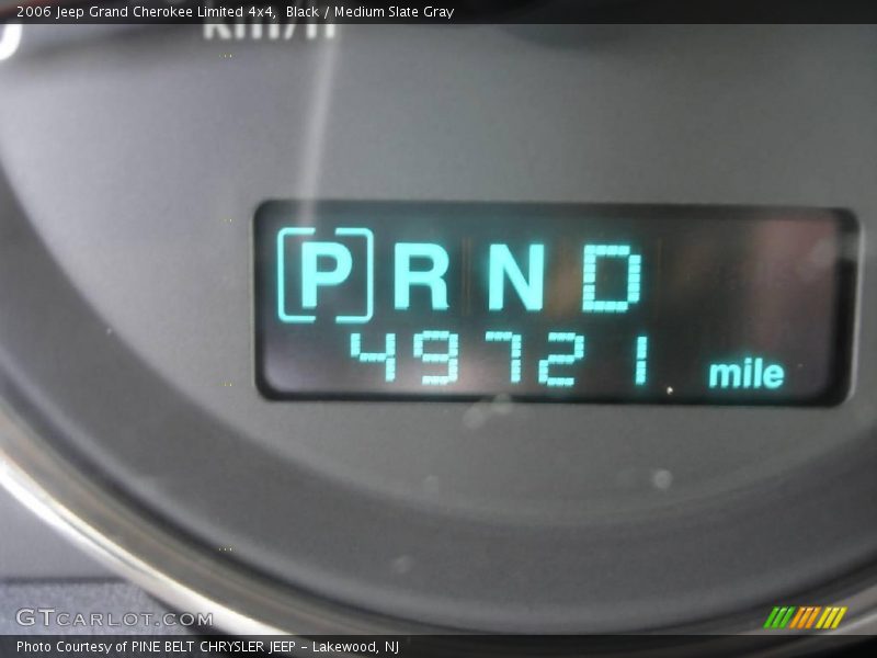 Black / Medium Slate Gray 2006 Jeep Grand Cherokee Limited 4x4