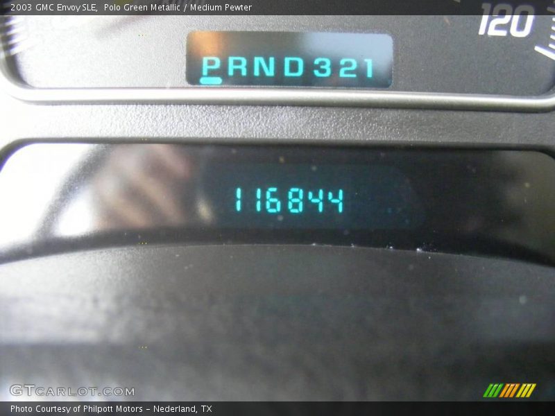 Polo Green Metallic / Medium Pewter 2003 GMC Envoy SLE
