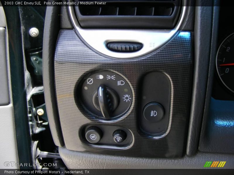 Polo Green Metallic / Medium Pewter 2003 GMC Envoy SLE