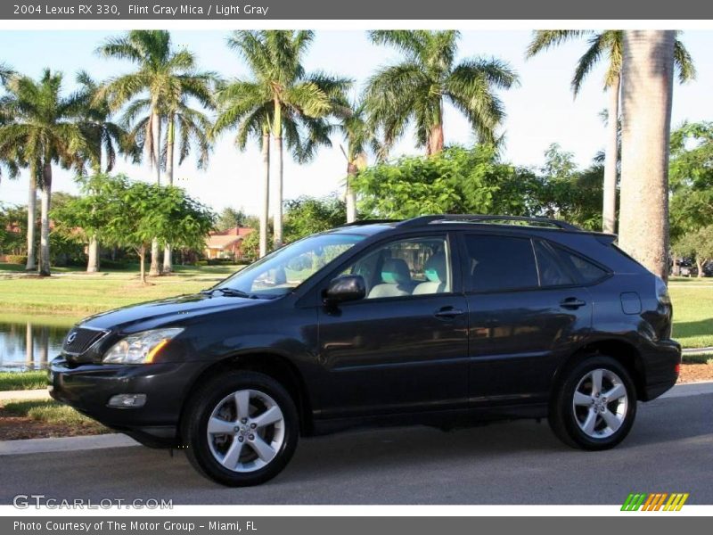 Flint Gray Mica / Light Gray 2004 Lexus RX 330