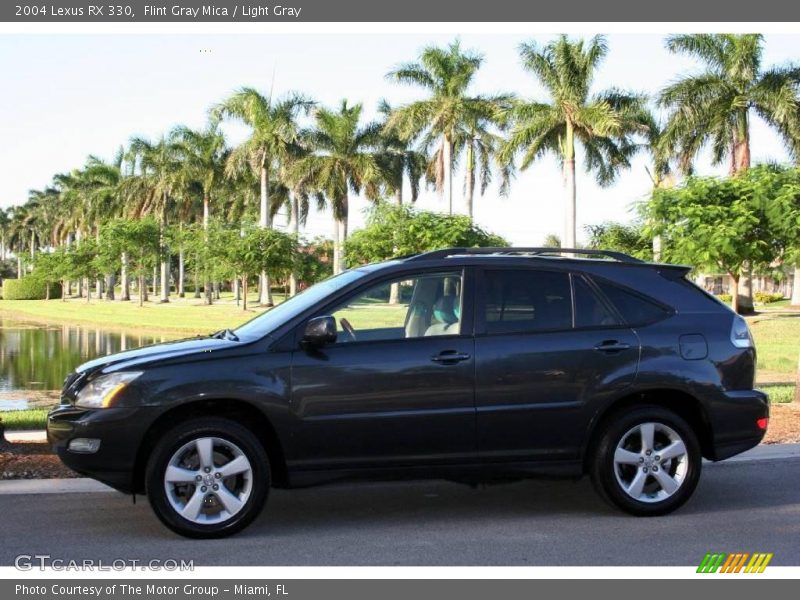 Flint Gray Mica / Light Gray 2004 Lexus RX 330