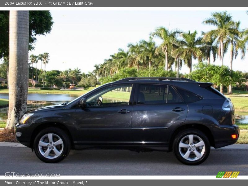 Flint Gray Mica / Light Gray 2004 Lexus RX 330