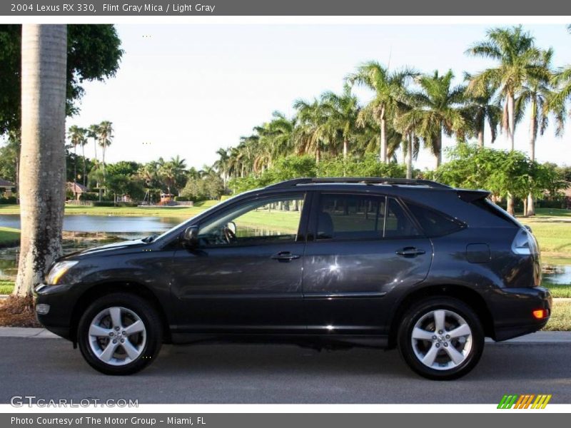 Flint Gray Mica / Light Gray 2004 Lexus RX 330