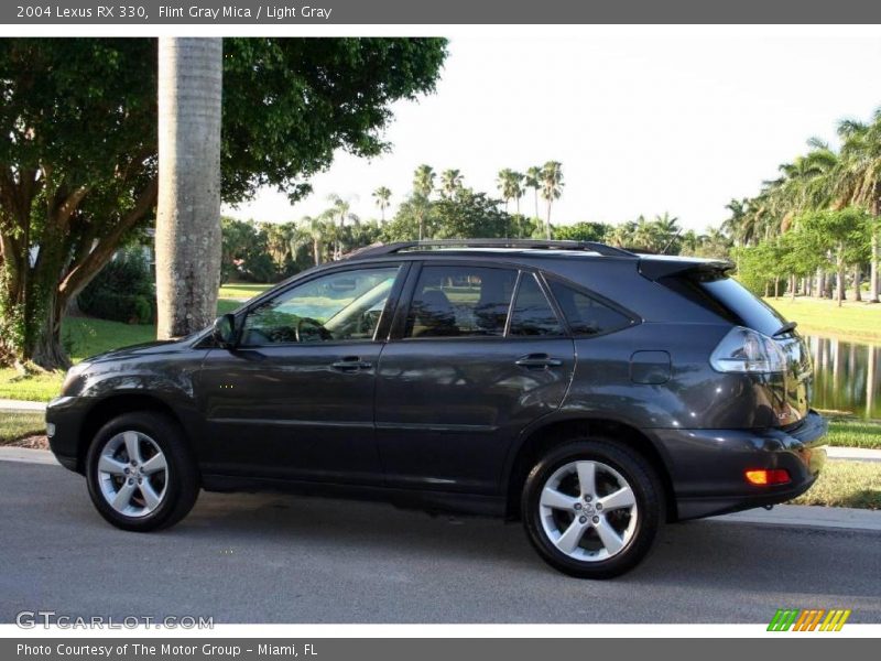 Flint Gray Mica / Light Gray 2004 Lexus RX 330