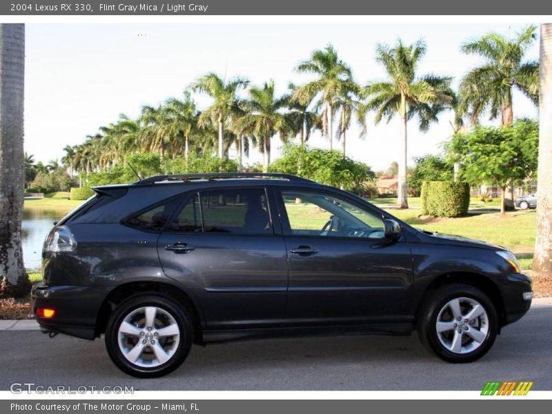 Flint Gray Mica / Light Gray 2004 Lexus RX 330