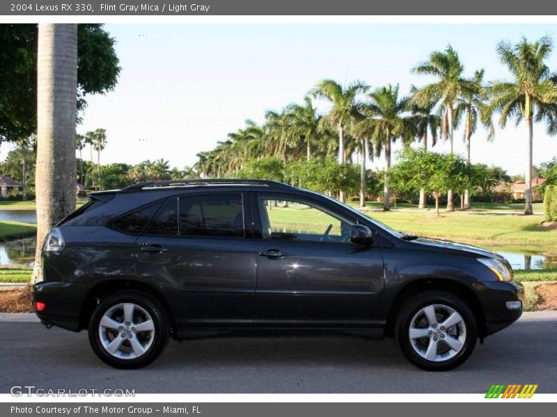 Flint Gray Mica / Light Gray 2004 Lexus RX 330